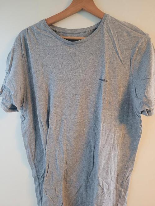 Diesel t-shirt XL zgan, Kleding | Heren, T-shirts, Zo goed als nieuw, Maat 56/58 (XL), Grijs, Ophalen of Verzenden