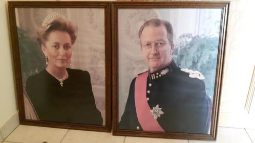 RYL #22 - STAATSIEPORTRETTEN ALBERT II EN PAOLA  #1, Verzamelen, Koningshuis en Royalty, Gebruikt, Kaart, Foto of Prent, Ophalen of Verzenden