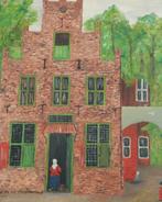 P. Bosman - Olieverf op Doek - 1977, Antiek en Kunst, Kunst | Schilderijen | Klassiek, Ophalen of Verzenden