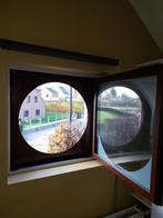 Rond raam in aluminium met buitenscreen, Doe-het-zelf en Bouw, Glas en Ramen, Ophalen, Gevelraam of Ruit, 80 tot 120 cm, 80 tot 120 cm