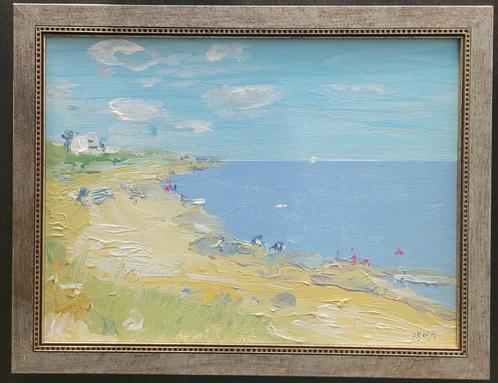 XTIAN, Zuiderse baai, Antiek en Kunst, Kunst | Schilderijen | Klassiek, Ophalen of Verzenden