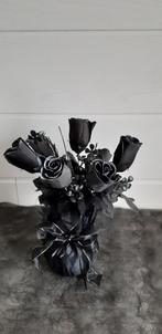 Halloweendecoratie : boeket zwarte rozen, Ophalen of Verzenden, Zo goed als nieuw, Versiering
