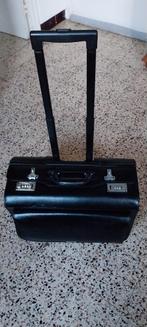 Trolley en cuir, Handtassen en Accessoires, Koffers, Ophalen, Leer