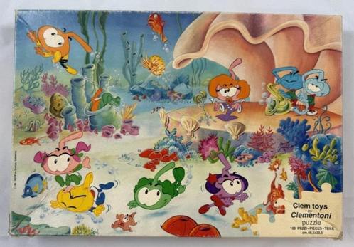 Snorkels puzzel 100 stukjes Clementoni Vintage 1985 compleet, Kinderen en Baby's, Speelgoed | Kinderpuzzels, Zo goed als nieuw