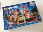 Playmobil 5206 Sinterklaas, zwarte Piet + stoomboot COMPLEET, Envoi