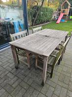 Teaken tuinset, Tuin en Terras, Tuinsets en Loungesets, Ophalen, Stoel, Tuinset