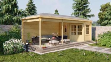 Cabane en rondins - Bertil Garden House | 44 mm | épicéa non, Envoi, Neuf