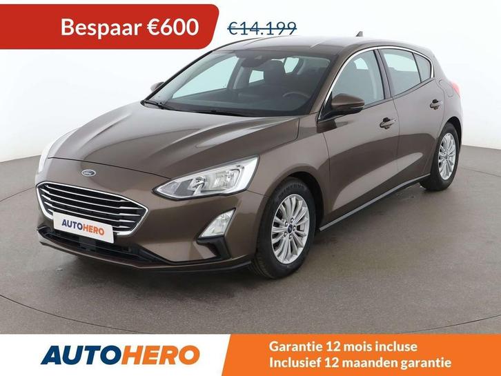 Ford Focus 1.0 EcoBoost Titanium (bj 2020), Auto's, Ford, Te koop, Focus, ABS, Adaptive Cruise Control, Airbags, Airconditioning