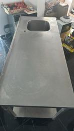 Inox wasbak, Ophalen, Gebruikt