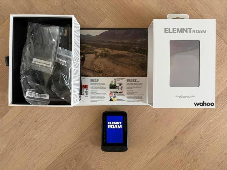 Wahoo Roam v2 - Nieuwstaat + garantie, Fietsen en Brommers, Fietsaccessoires | Fietscomputers, Zo goed als nieuw, GPS, Ophalen