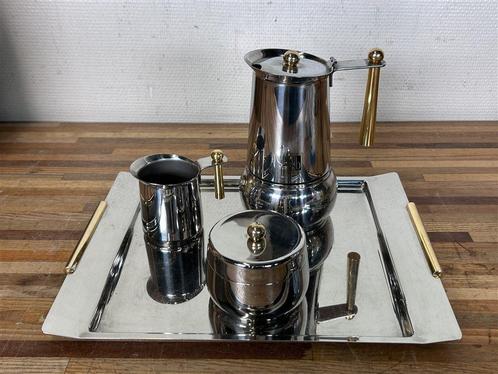 A1388. Guido Bergna Italy design D. E. espresso set, Maison & Meubles, Cuisine | Ustensiles de cuisine, Utilisé, Enlèvement ou Envoi