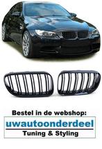 Grill Glans Zwart Dubbele M Spijl Voor Bmw 3 serie E92 E93 L, Envoi