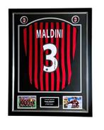 Maldini AC Milan Centenar Shirt Gesigneerd en Ingelijst, Ophalen of Verzenden, Nieuw, Shirt