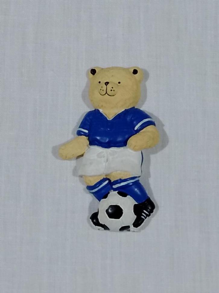 Voetbalbeertje Blauw-Wit, Collections, Articles de Sport & Football, Utilisé, Statue ou Poupée, Enlèvement ou Envoi