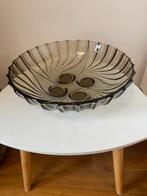 Plat vintage art déco verre, Enlèvement ou Envoi