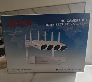 Camera set met 4 camera's  wifi full HD met recorder nieuw  beschikbaar voor biedingen