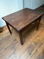 antieke houten keukentafel, 100 à 150 cm, Quatre personnes, Enlèvement, Utilisé