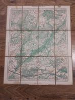 Militaire topografische kaart Grobbendonk 1868, Antiek en Kunst, Ophalen of Verzenden