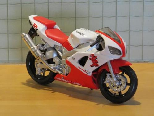 Yamaha YZF R1 wit/rood 1:18 los, Hobby en Vrije tijd, Modelauto's | 1:18, Nieuw, Motor, Maisto, Ophalen of Verzenden
