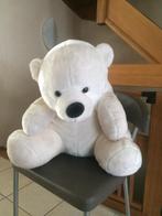 Ours blanc en peluche (60 cm assis), Gebruikt, Beer, Ophalen