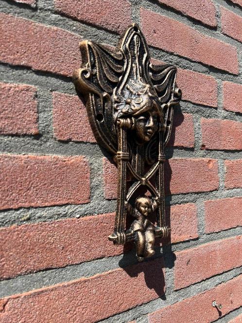 deurklopper Art Nouveau stijl, Antiek en Kunst, Curiosa en Brocante, Verzenden