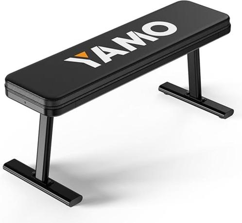 YAMO Platte bank halterbank SNELLE GRATIS LEVERING, Sport en Fitness, Fitnessmaterialen, Nieuw, Fitnessbank, Verzenden