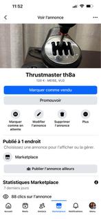 Th8A thrustmaster, Ophalen, Zo goed als nieuw, Overige controllers, PlayStation 5