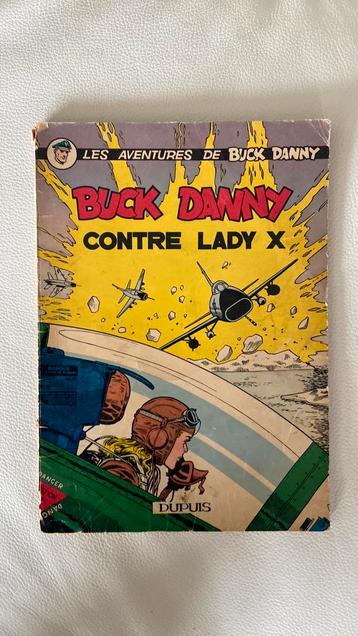Ancienne BD Buck Danny contre Lady X 1958