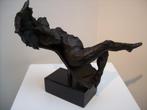 "Baigneur de soleil" - Freddy Van Dyck, Antiquités & Art, Art | Sculptures & Bois, Enlèvement ou Envoi