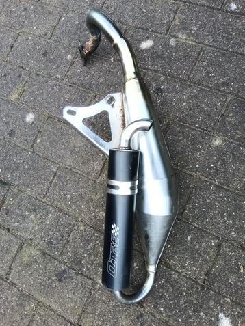Technigas Q-tre uitlaat minarelli horizontaal, Fietsen en Brommers, Ophalen of Verzenden, Gebruikt, Uitlaat, Yamaha
