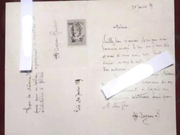 1889+Bouveret+Pascal Dagnan-Bouveret+LAS+Lettre signée