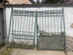 Te koop metalen hek/ poordeuren, Tuin en Terras, Ophalen, Gebruikt, IJzer, Overige typen