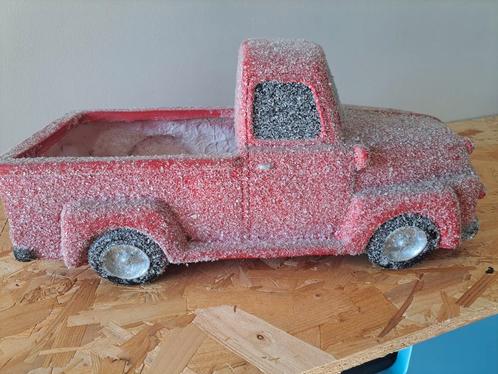 Snowy pick-up truck, Huis en Inrichting, Woonaccessoires | Overige, Ophalen of Verzenden