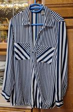 Chemisier dame marine et blanc 50 neuf, Kleding | Dames, Ophalen of Verzenden, Wit
