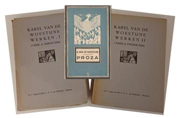 3 boeken van Karel van de Woestijne - jaar 1933 en 1928