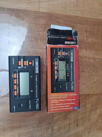 Boss tuner en metronoom tu-80, Enlèvement, Utilisé