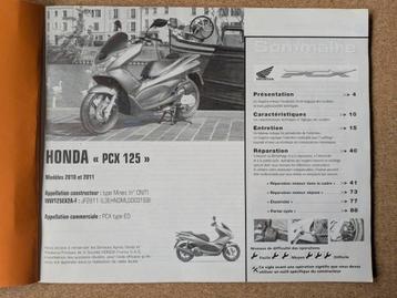 Manuel Honda PCX 125 de 2010-2011 beschikbaar voor biedingen