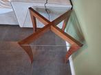 Mooie bijzettafel, Huis en Inrichting, Tafels | Bijzettafels, Gebruikt, Vierkant, 55 tot 75 cm, Glas