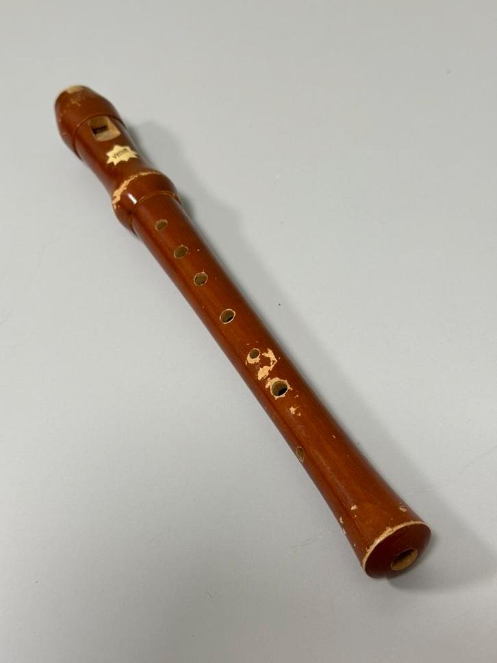 Vintage Venus houten blokfluit Duitse fluit DDR 1970 33 cm, Muziek en Instrumenten, Blaasinstrumenten | Blokfluiten, Gebruikt