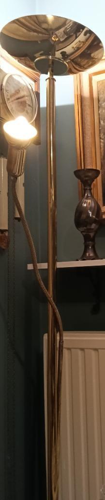 staande lamp met leeslamp, Antiek en Kunst, Antiek | Verlichting, Ophalen