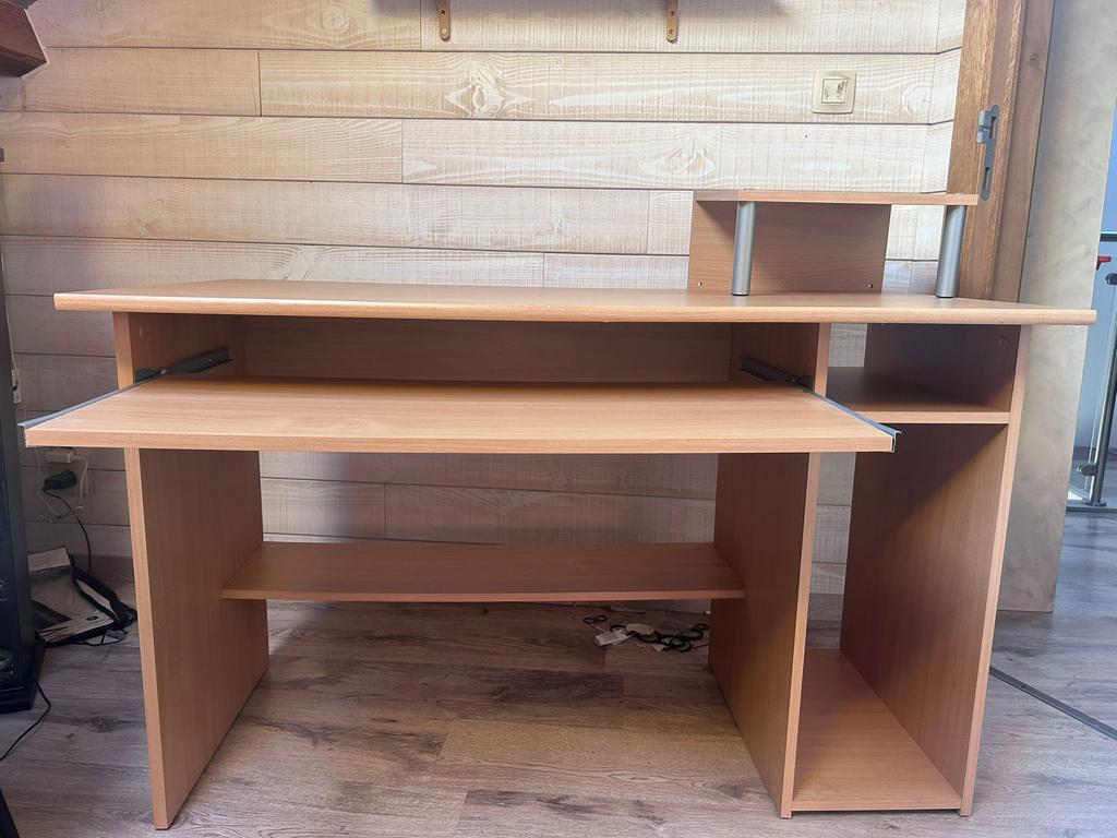 Bureau - tablette ecran - plateau clavier amovible, 70 à 120 cm, 70 à 120 cm, Comme neuf, Enlèvement