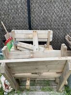 Picknicktafel, Tuin en Terras, Picknicktafels, Ophalen, Gebruikt, Vierkant, Hout