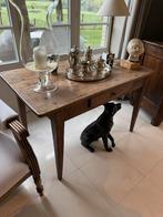 Eiken tafeltje met lade, Antiek en Kunst, Ophalen