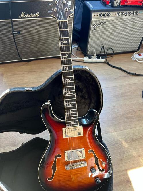 PRS SE Hollowbody II, Muziek en Instrumenten, Snaarinstrumenten | Gitaren | Elektrisch, Zo goed als nieuw, Hollow body, Paul Reed Smith