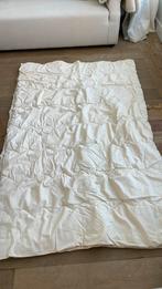 Donsdeken zomer en winter eenpersoons, Gebruikt, Eenpersoons, Beige, Ophalen of Verzenden