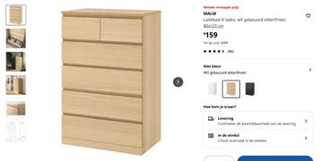 Commode Ikea Malm 6 tiroirs