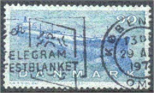 Denemarken 1970 - Yvert 511 - De Noorse zeevaart. (ST), Postzegels en Munten, Postzegels | Europa | Scandinavië, Gestempeld, Denemarken
