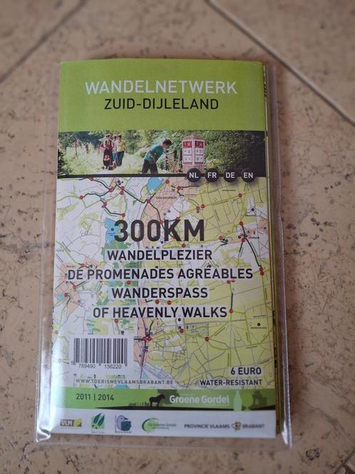 Wandelnetwerk kaart ZUID-DIJLELAND, Boeken, Reisgidsen, Nieuw, Fiets- of Wandelgids, Benelux, Overige merken, Ophalen of Verzenden