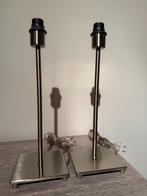 Tafellampvoet (2 stuks), Huis en Inrichting, Lampen | Tafellampen, Gebruikt, Ophalen of Verzenden, Metaal, Modern