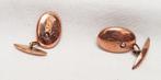 Manchetknopen goud - pareltje ., Handtassen en Accessoires, Manchetknopen, Ophalen of Verzenden, Gebruikt, Goud